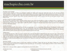 Tablet Screenshot of machupicchu.com.br