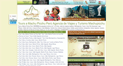 Desktop Screenshot of machupicchu.com.pe