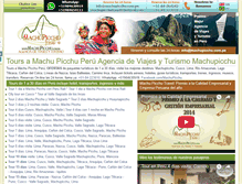 Tablet Screenshot of machupicchu.com.pe